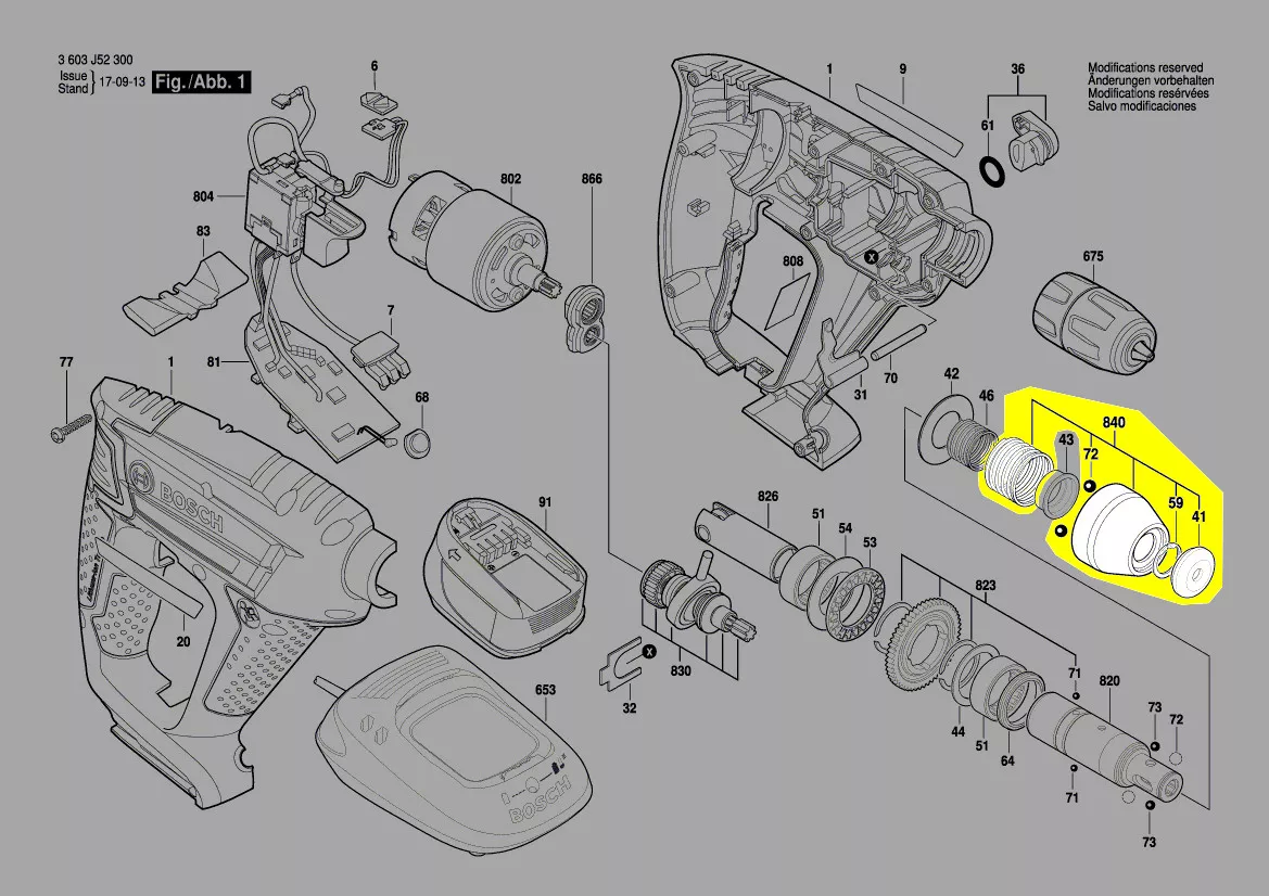 Bague verrouillage mandrin réf. 2 609 005 051